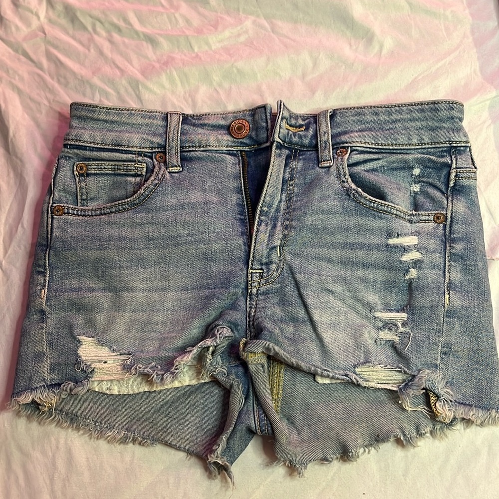 American Eagle Hi-Rise Super Stretch Shorts